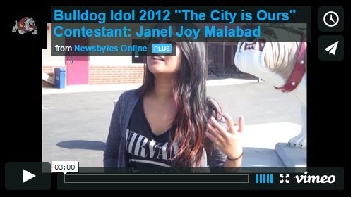 Bulldog Idol Contestant: Janel Joy Malabad