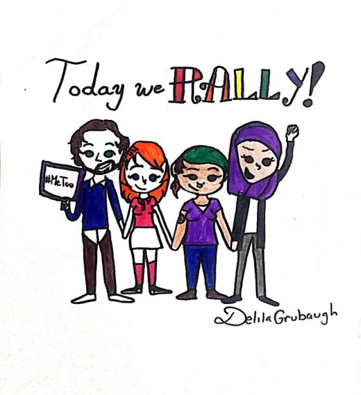 Cartoon by Delila Grubaugh.