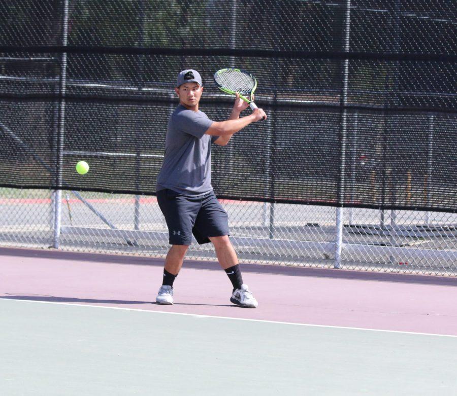 Photo Gallery: Boys Tennis vs Charter Oak
