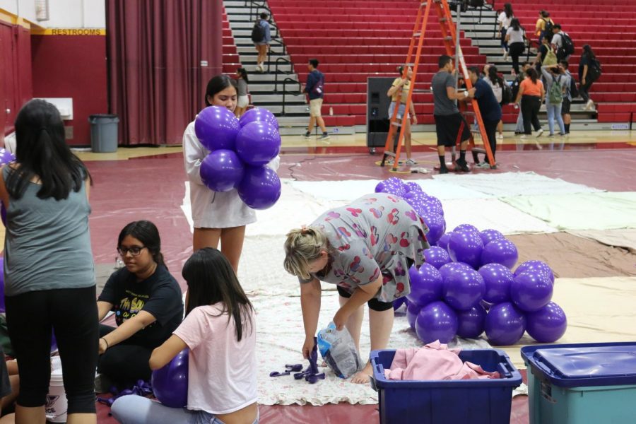 ASB setting up decorations