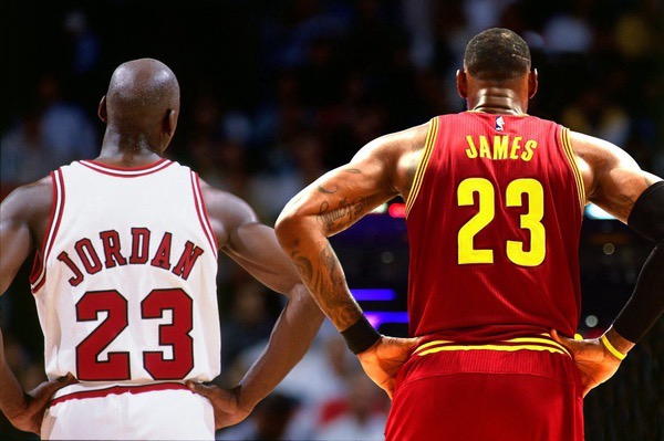 Lebron may need to win more championships to pass Jordan as the greatest. Photo courtesy of Medium.com.