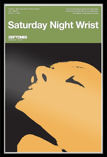 Alternate Album cover for the Deftones fifth studio album Saturday Night Wrists.
Photo Credit: WorthPoint