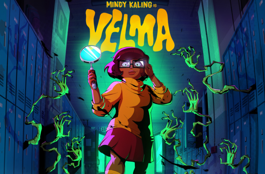Promotional art for the animated show Velma. Art from Velma.