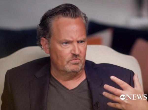 Matthew Perry opening up about his drug addiction with ABC news