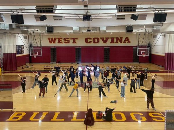 Dub. C pieces all formations together for the jazz finale yesterday in the gym.
