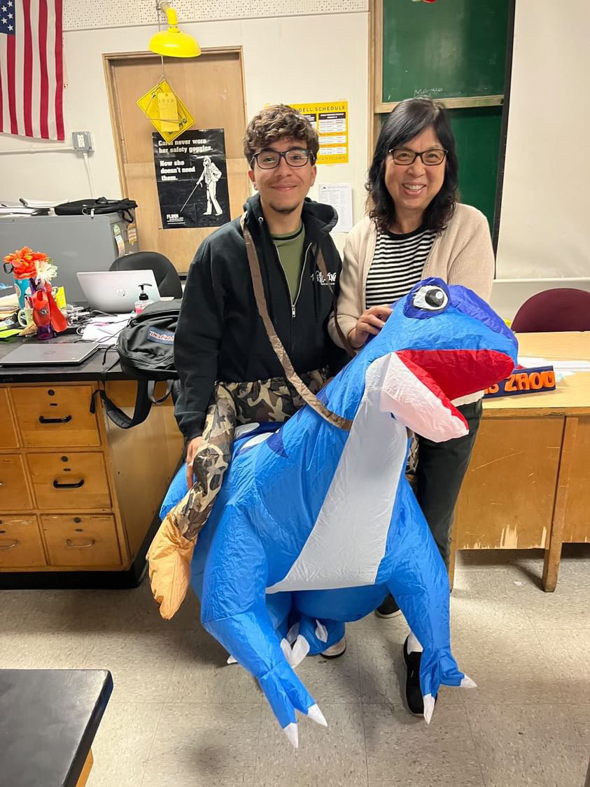 Sophomore Ameer Jaber acknowledges Zhou’s teaching style. He expressed that she always ensured he was on the right track and believes in him. “She had a smile that lit up the room and she was okay with joking in class as long as it was appropriate,” said Jaber.