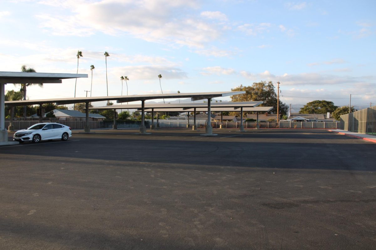 The empty stadium parking lot at 6:05 p.m. on Sept. 16 with only one car left in the 124 spaced parking lot. This occurs often even when other nearby facilities, such as Thyberg Field, are in use.