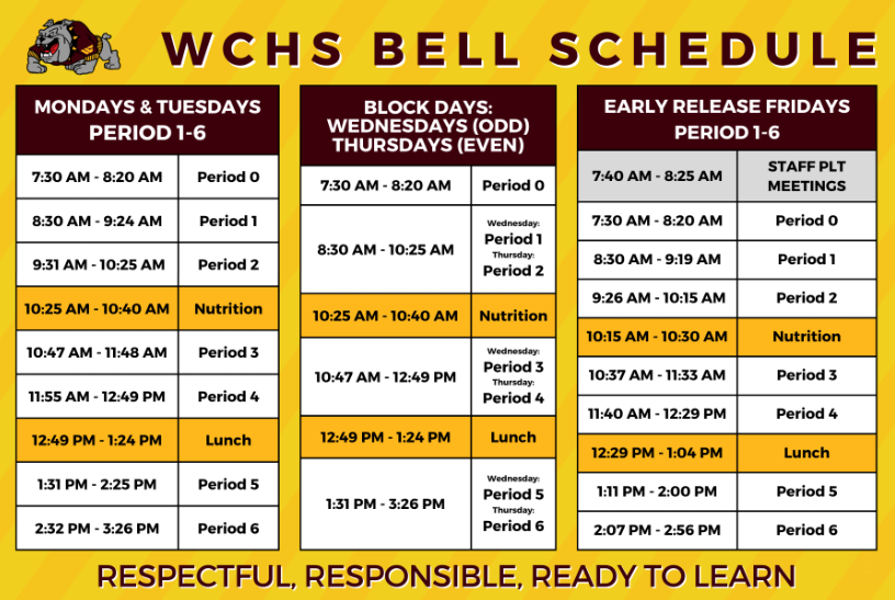 school schedule