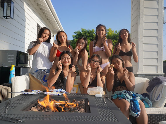 Summer pool party
